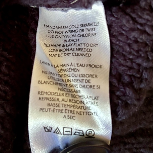 Anthropologie Maeve Seahorse Cardigan Sweater - 3X - Navy - EUC - Picture 6 of 8